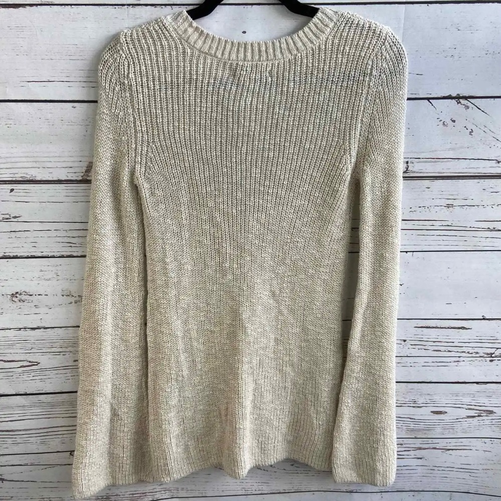 AMERICAN EAGLE OUTFITTERS CREAM SWEATER SIZE X-SMALL - Picture 3 of 8